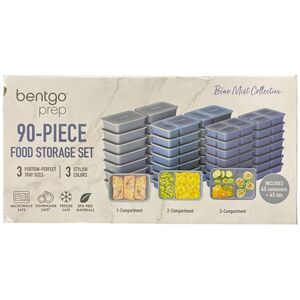 90-Piece Bentgo Prep Blue Mist Food Storage Set